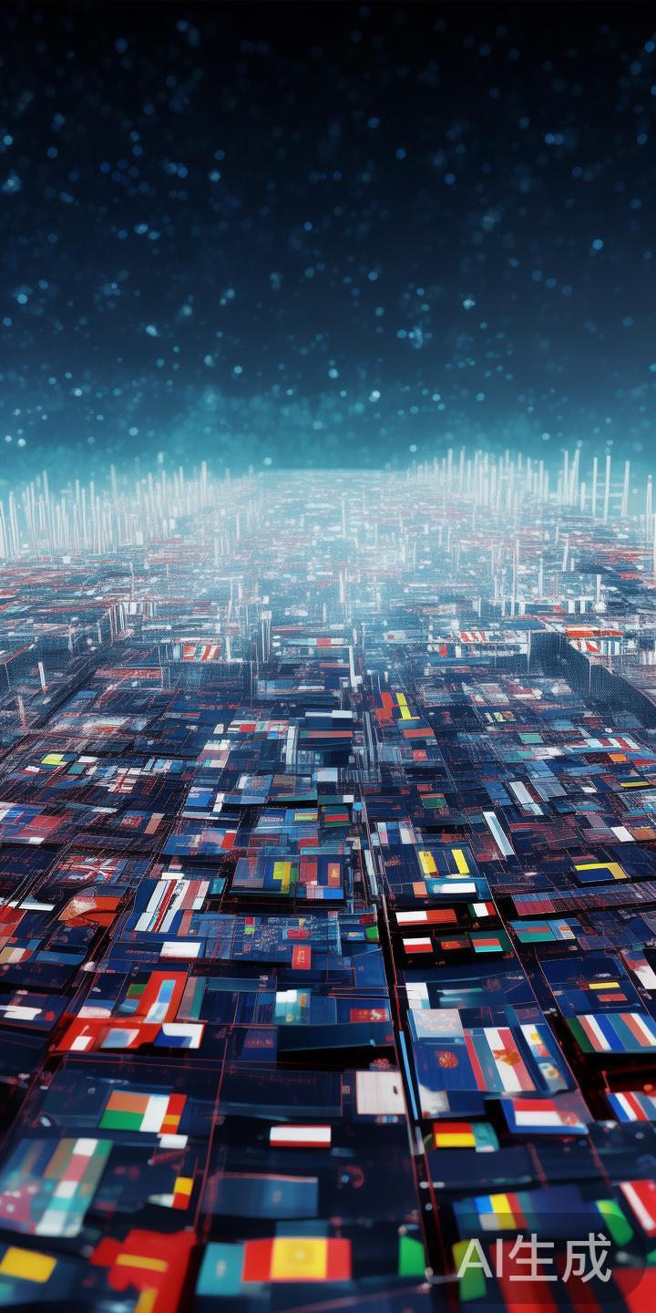 当前，数字贸易已超越国界，国际合作成为关键。构建千